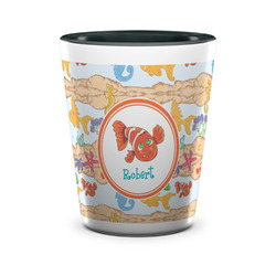 Under the Sea Ceramic Shot Glass - 1.5 oz - Two Tone - Single (Personalized)