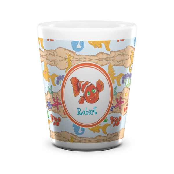 Under the Sea Shot Glass - White - FRONT