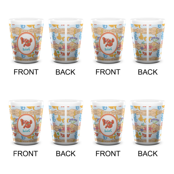 Under the Sea Shot Glass - White - Set of 4 - APPROVAL