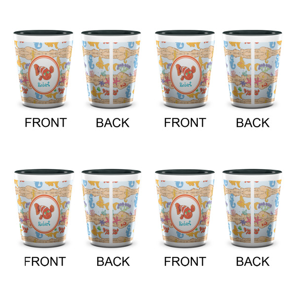 Under the Sea Shot Glassess - Two Tone - Set of 4 - APPROVAL