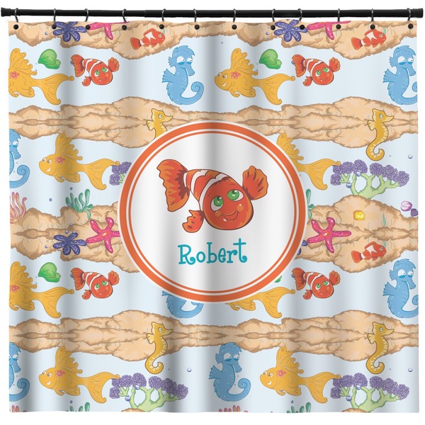 Custom Under the Sea Shower Curtain - Custom Size (Personalized)