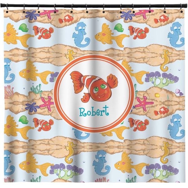Custom Under the Sea Shower Curtain - 71" x 74" (Personalized)