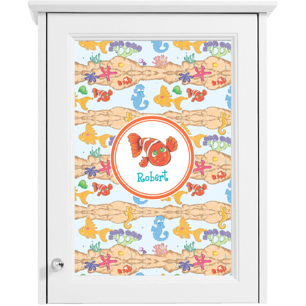 Under the Sea Single White Cabinet Decal