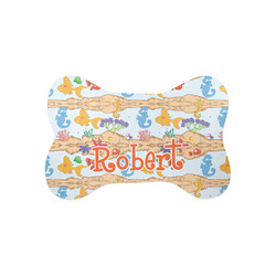 Under the Sea Bone Shaped Dog Food Mat (Small) (Personalized)