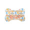 Under the Sea Bone Shaped Dog Food Mat (Small) (Personalized)