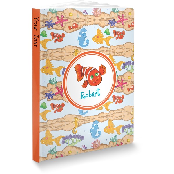 Custom Under the Sea Softbound Notebook - 5.75" x 8" (Personalized)
