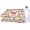 Under the Sea Sports Towel Folded with Water Bottle