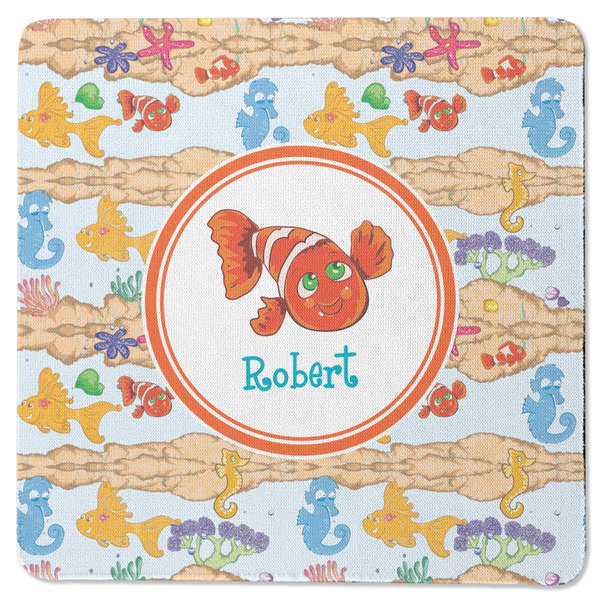 Under the Sea Square Coaster Rubber Back - Single