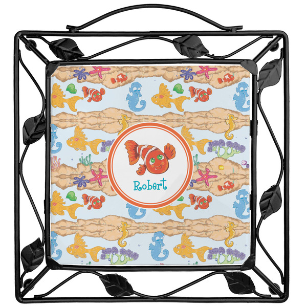 Custom Under the Sea Square Trivet (Personalized)