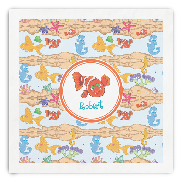 Custom Under the Sea Paper Dinner Napkins (Personalized)