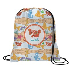 Under the Sea Drawstring Backpack - Medium (Personalized)