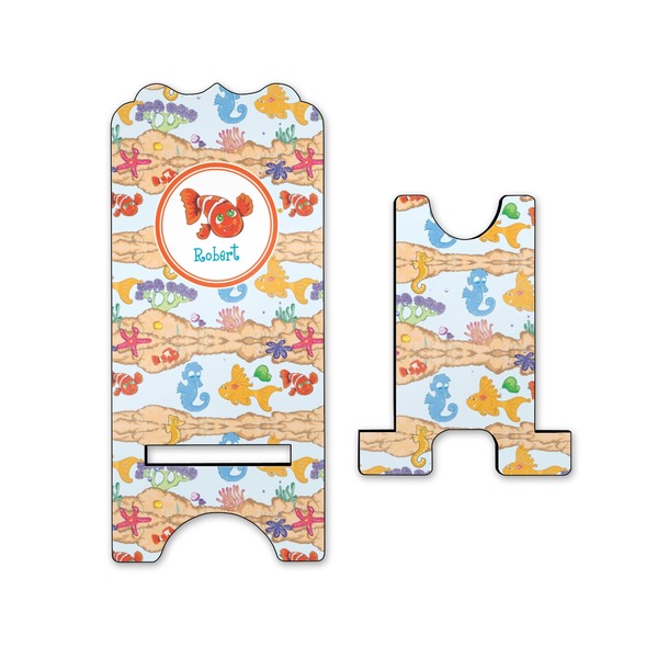 Under the Sea Stylized Phone Stand - Front & Back - Small
