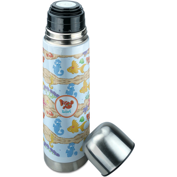 Under the Sea Thermos - Lid Off