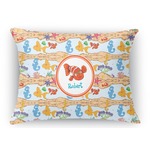 Under the Sea Rectangular Throw Pillow Case - 12"x18" (Personalized)