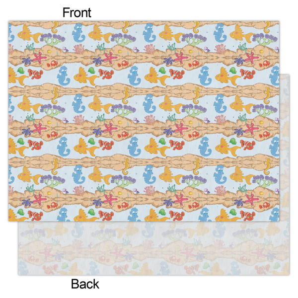 Under the Sea Tissue Paper - Lightweight - Large - Front & Back