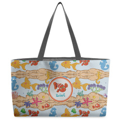 Under the Sea Beach Totes Bag - w/ Black Handles (Personalized)