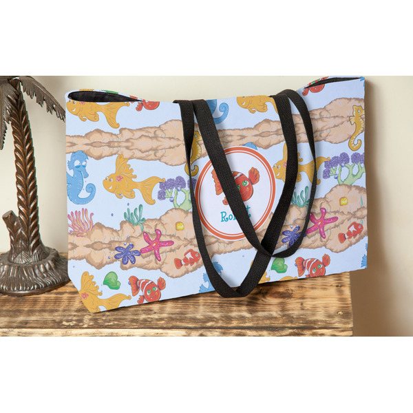 Under the Sea Tote w/Black Handles - Lifestyle View