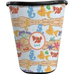 Under the Sea Waste Basket - Double Sided (Black) (Personalized)