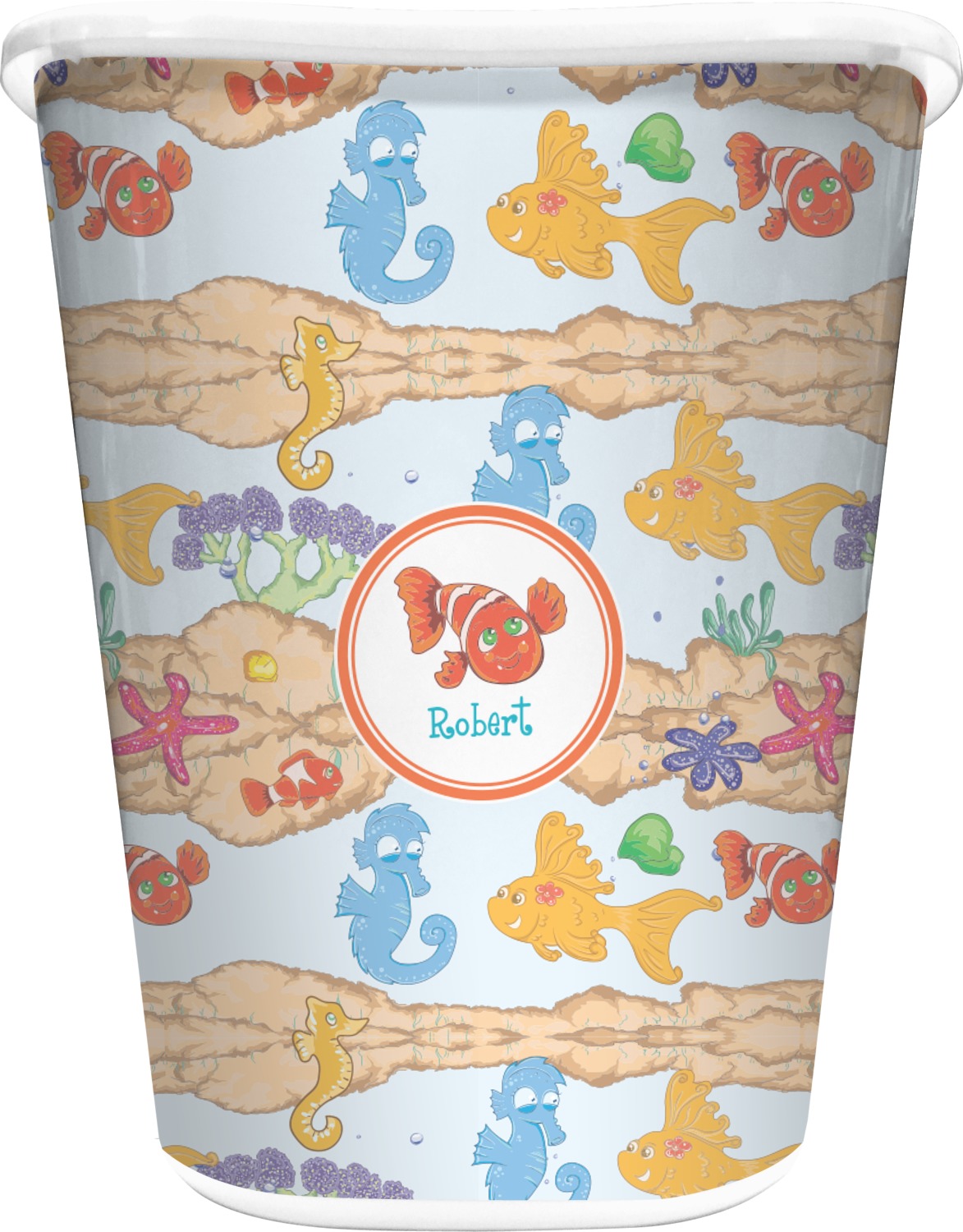 Custom Under the Sea Waste Basket (Personalized) YouCustomizeIt