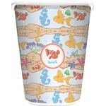 Under the Sea Waste Basket - Double Sided (White) (Personalized)
