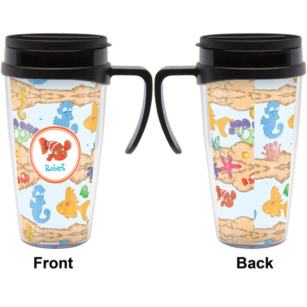 Under the Sea Travel Mug with Black Handle - Approval