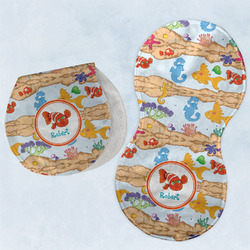Under the Sea Burp Pads - Velour - Set of 2 w/ Name or Text