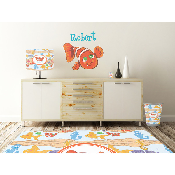 Under the Sea Wall Graphic Decal Wooden Desk