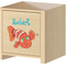 Under the Sea Wall Graphic on Wooden Cabinet