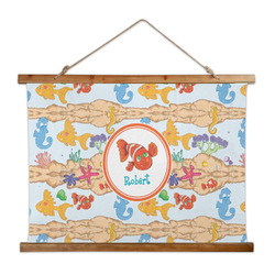 Under the Sea Wall Hanging Tapestry - Wide (Personalized)