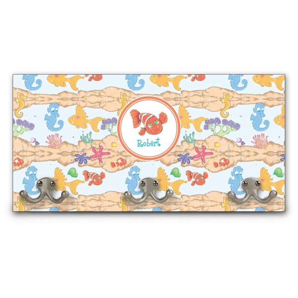 Custom Under the Sea Wall Mounted Coat Rack (Personalized)