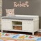 Under the Sea Wall Name Decal Above Storage bench