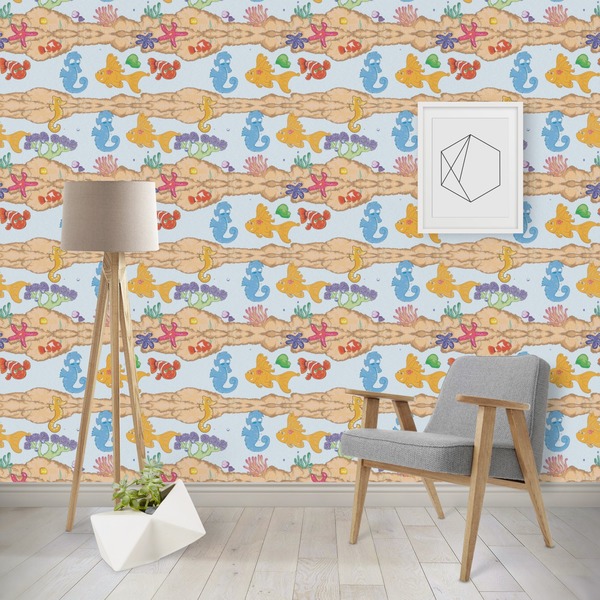 Custom Under the Sea Wallpaper & Surface Covering (Peel & Stick - Repositionable)