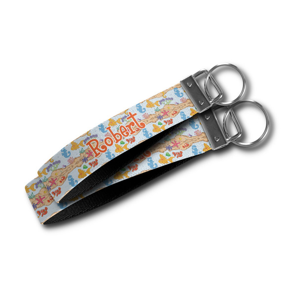 Under the Sea Webbing Keychain FOBs - Size Comparison