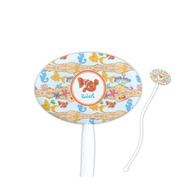 Under the Sea Oval Plastic Stir Sticks (Personalized)