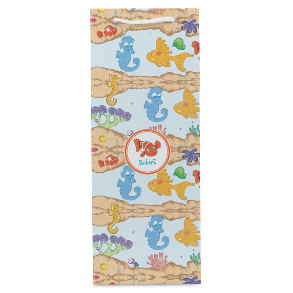 Under the Sea Wine Gift Bag - Matte - Front