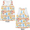Under the Sea Womens Racerback Tank Tops - Medium - Front and Back