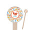 Under the Sea Wooden 6" Food Pick - Round - Closeup