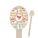 Under the Sea Oval Wooden Food Picks - Single Sided (Personalized)