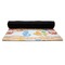 Under the Sea Yoga Mat Rolled up Black Rubber Backing