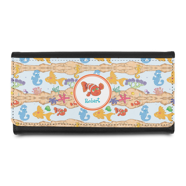 Custom Under the Sea Leatherette Ladies Wallet (Personalized)