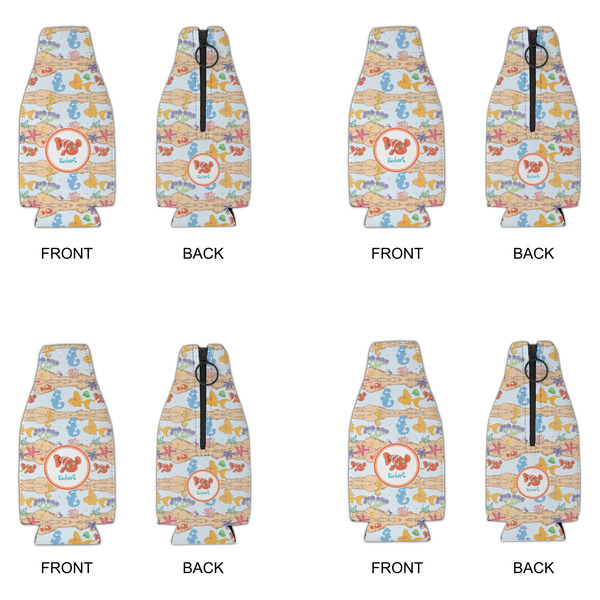 Under the Sea Zipper Bottle Cooler - Set of 4 - APPROVAL