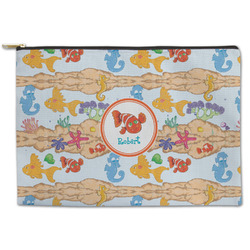 Under the Sea Zipper Pouch - Large - 12.5"x8.5" (Personalized)