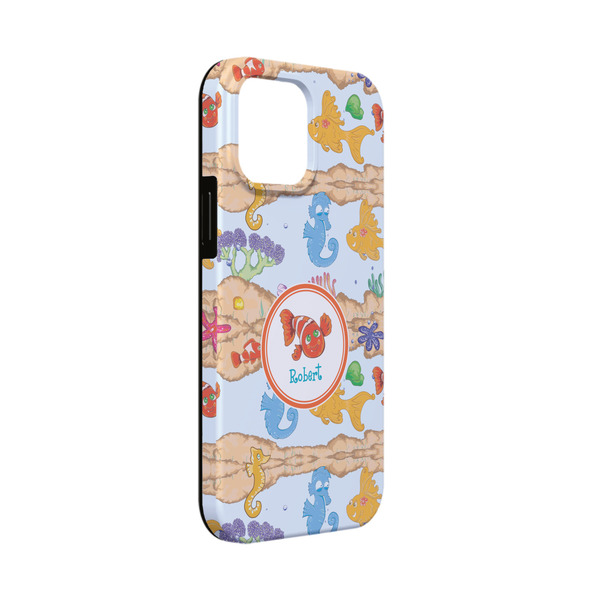 Custom Under the Sea iPhone Case - Rubber Lined - iPhone 13 Mini (Personalized)