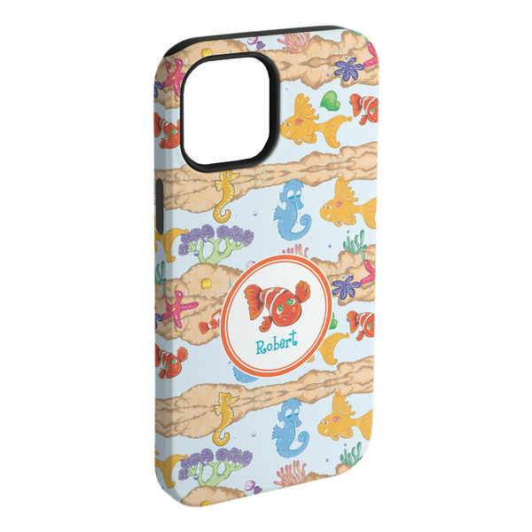 Custom Under the Sea iPhone Case - Rubber Lined - iPhone 15 Plus (Personalized)