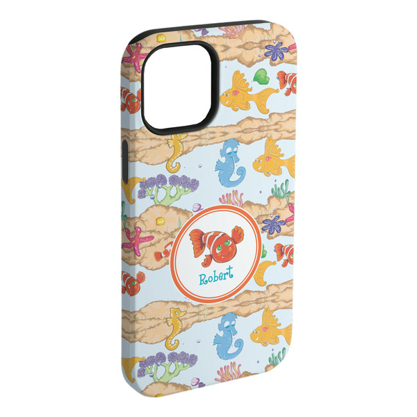 Custom Under the Sea iPhone Case - Rubber Lined (Personalized)