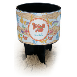 Under the Sea Black Beach Spiker Drink Holder (Personalized)