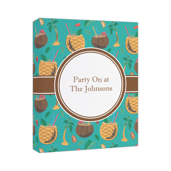 Custom Coconut Drinks Canvas Print (Personalized)