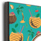 Coconut Drinks 11x14 Wood Print - Closeup