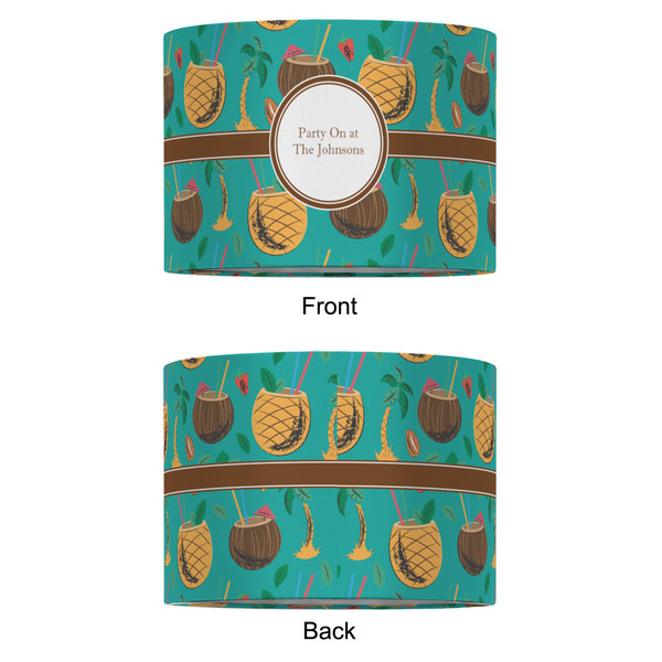 Coconut Drinks 12" Drum Lampshade - APPROVAL (Fabric)