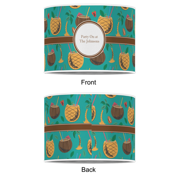 Coconut Drinks 12" Drum Lampshade - APPROVAL (Poly Film)